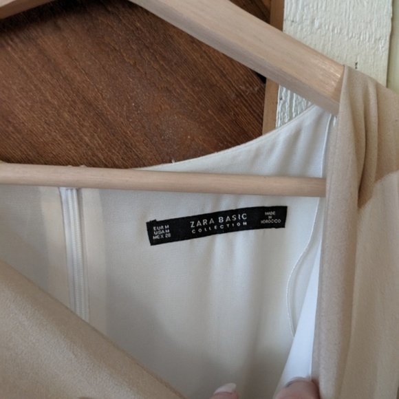 ZARA Color Block Stripe Dress Size Medium - Picture 3 of 5